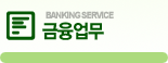 BANKING SERVICES 금융업무